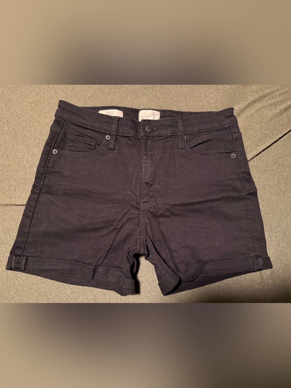 Universal Thread Men’s Black Denim Jean Shorts